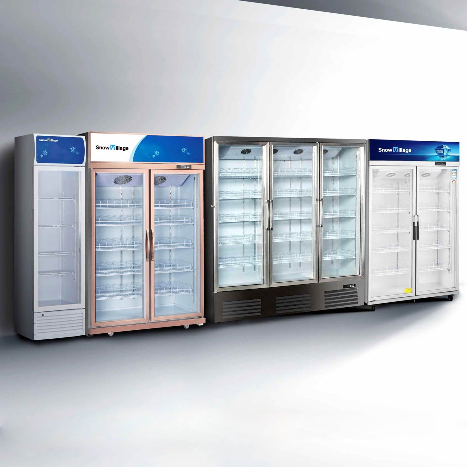 Upright Glass Door Showcase Series