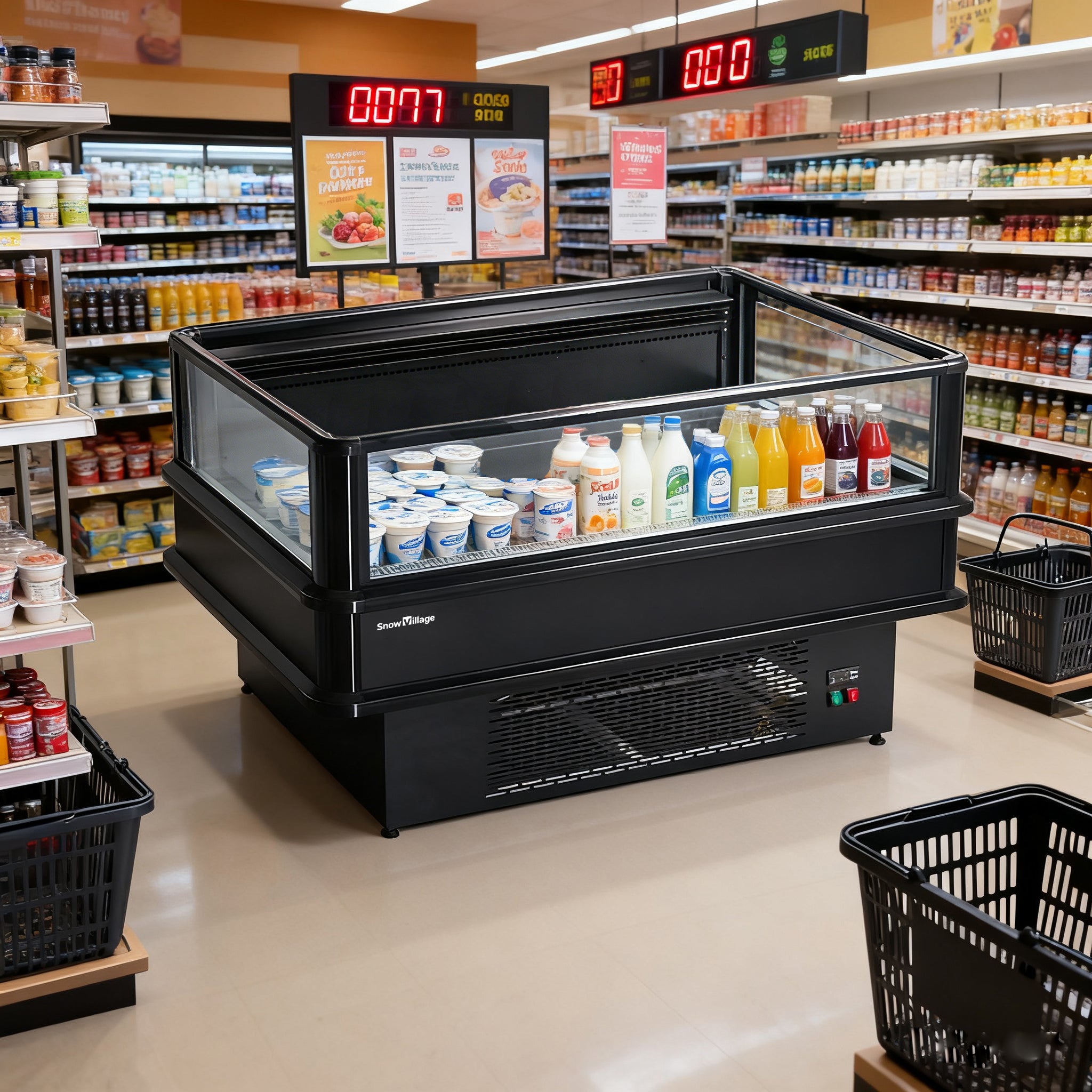Island Freezer DG Ventilated Cooling Series - Open Type