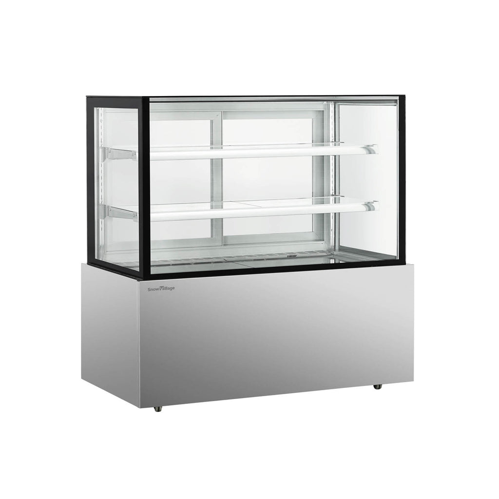 Cake Upright Showcase DG Series - Two Shelves (Straight)
