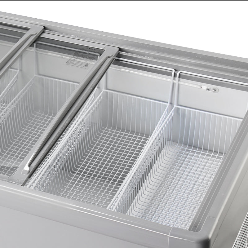 Island Freezer SD/SC Static Cooling Series - Three Sliding Doors (Straight)