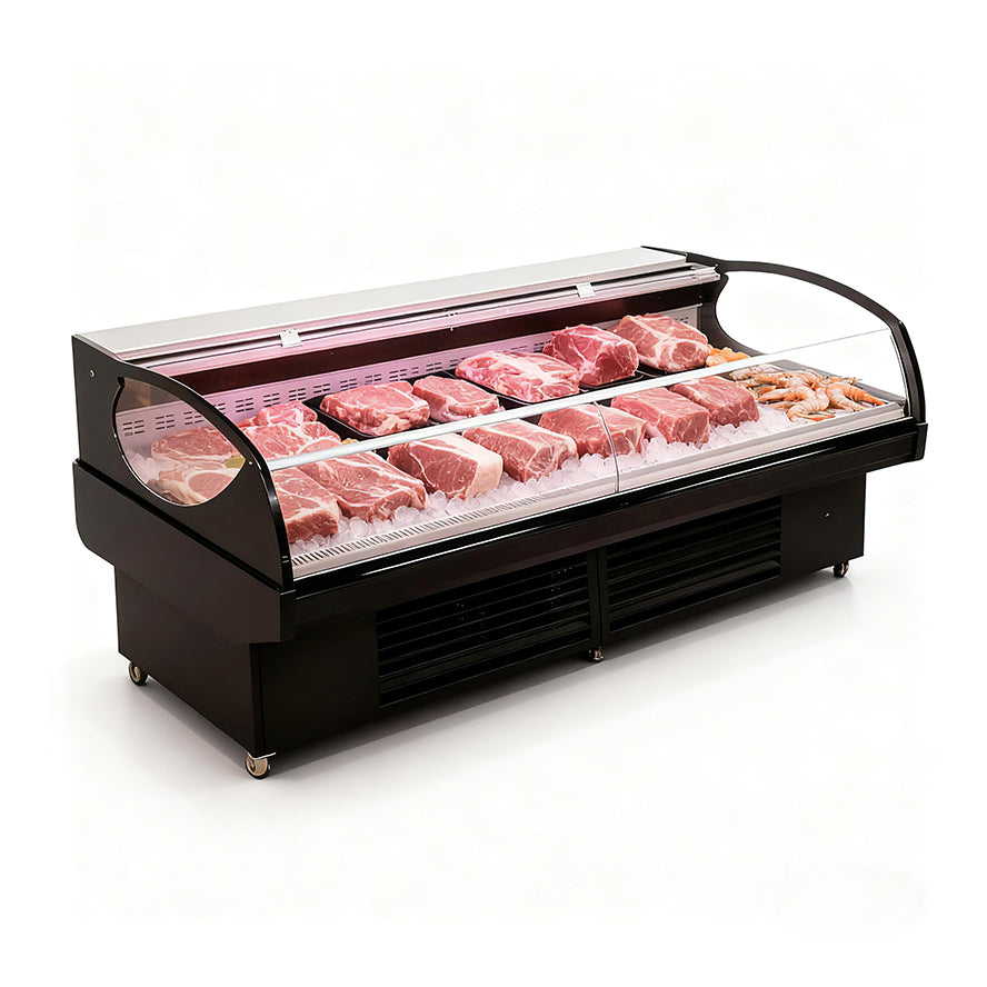 Horizontal Open-Top XC-ZXR Supermarket Refrigerator Ventilated Cooling Series - Type A/B