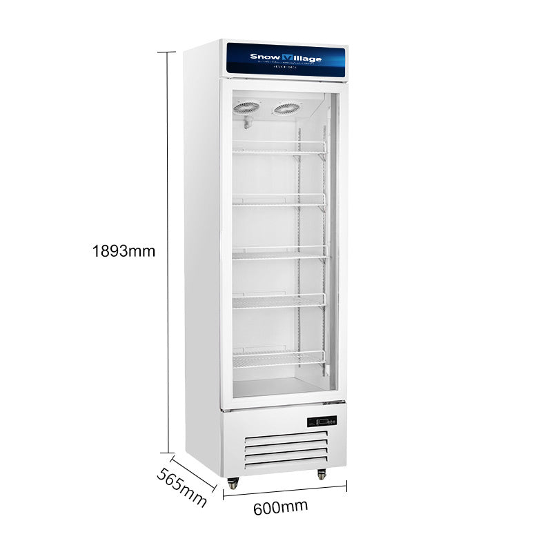 Upright Glass Door Showcase LC Ventilated Cooling Refrigerator Series - 1/2 Doors