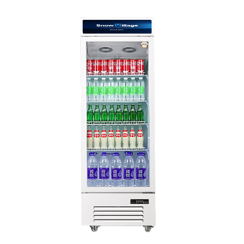 Upright Glass Door Showcase LC Ventilated Cooling Refrigerator Series - 1/2 Doors