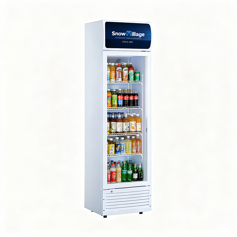 Upright Glass Door Showcase LC-A Standard Static Cooling Refrigerator Series - Single Door (Plastic Frame)