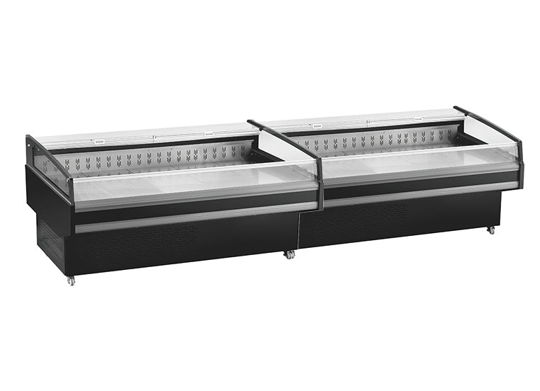 Horizontal Open-Top XC-ZXR Standard Refrigerator Ventilated Cooling Series - Plug-In/Remote