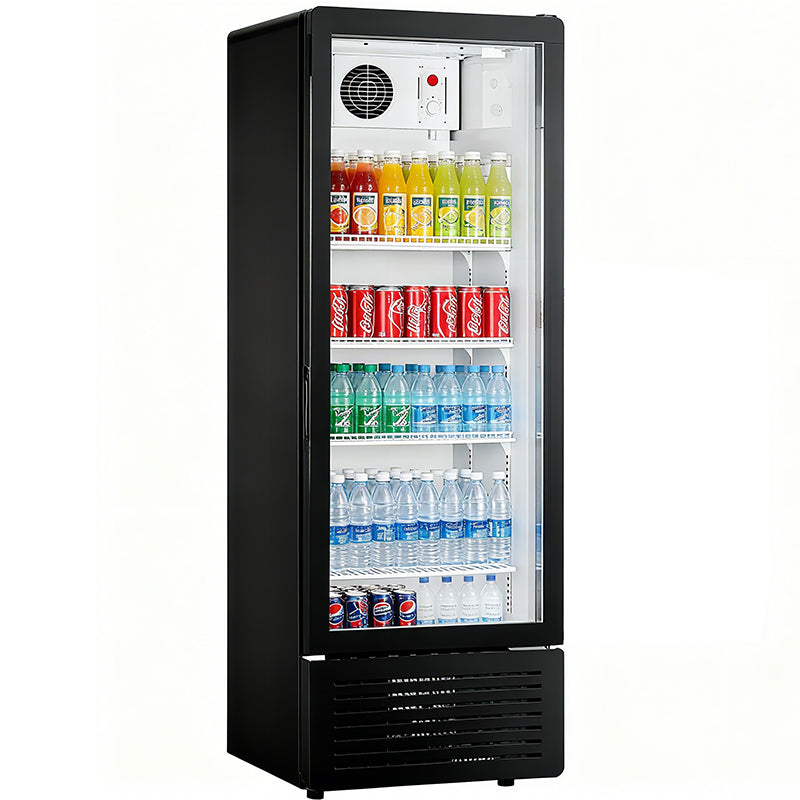 Upright Glass Door Showcase LC Static Cooling Refrigerator Series - Single Door (Flat Top)