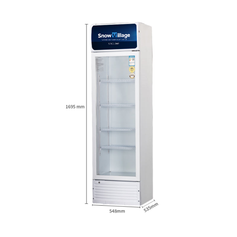 Upright Glass Door Showcase LC-A Standard Static Cooling Refrigerator Series - Single Door (Plastic Frame)