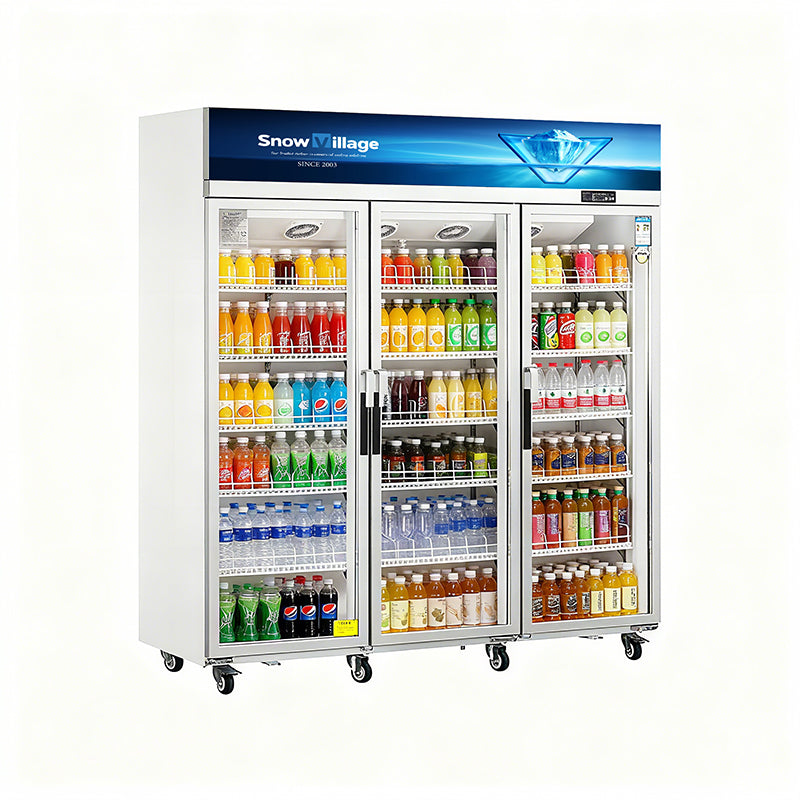 Upright Glass Door Showcase LC Standard Ventilated Cooling Refrigerator Series - 2/3 Doors