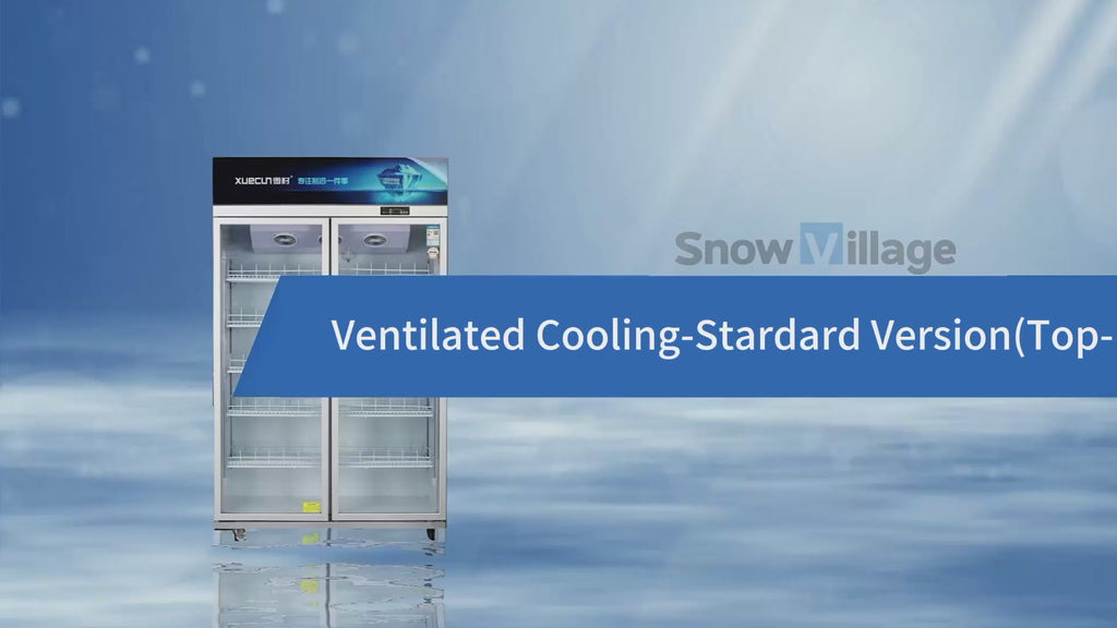 Upright Glass Door Showcase LC Standard Ventilated Cooling Refrigerator Series - 2/3 Doors