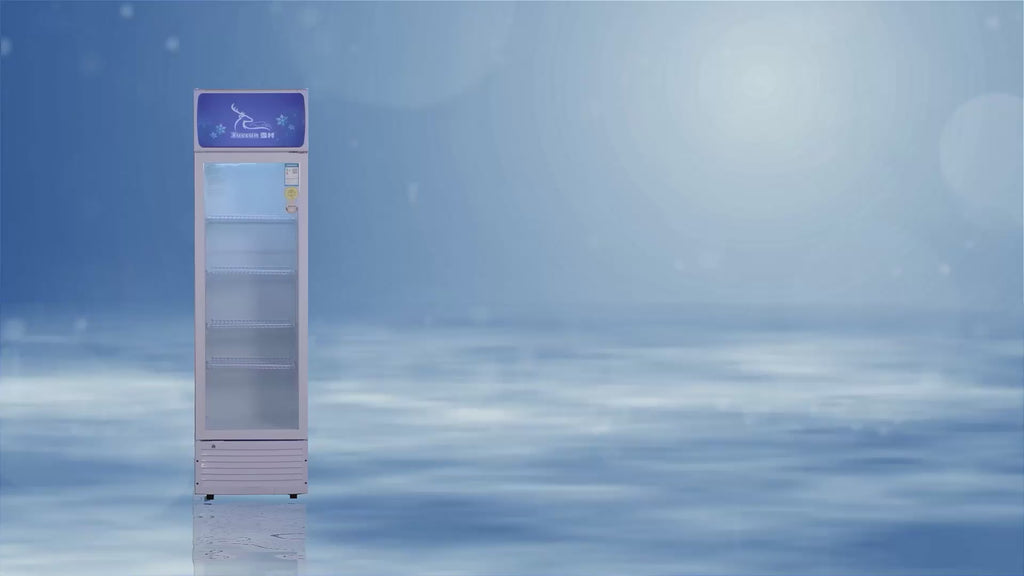 Upright Glass Door Showcase LC-A Standard Static Cooling Refrigerator Series - Single Door (Plastic Frame)