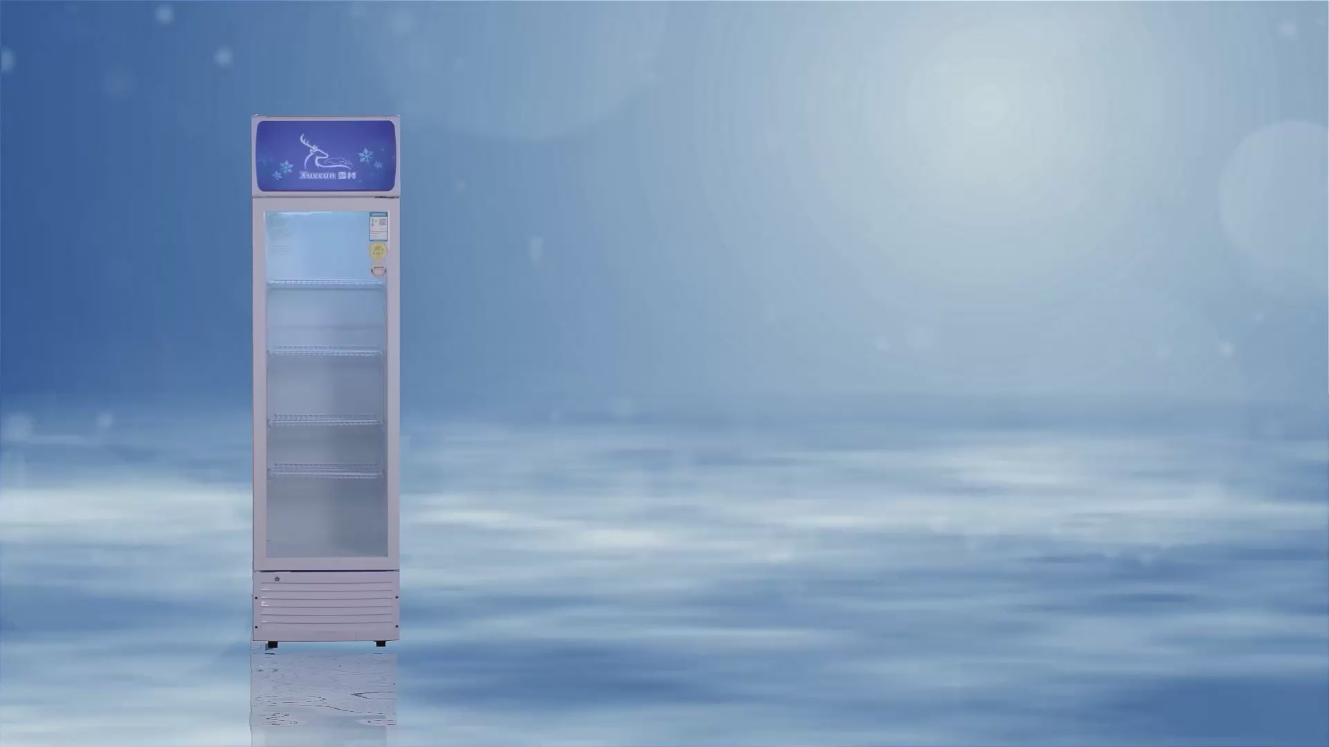 Upright Glass Door Showcase LC-A Standard Static Cooling Refrigerator Series - Single Door (Plastic Frame)